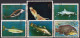 Oktupus Atlantik 1970 GB England 32/6+37 O 20€ Fische/Säugetiere Wal Delphin Hecht Set Of Private Fürstentum Fort Roughs - Local Issues