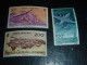 NOUVELLE-CALEDONIE ET DEPENDANCES TIMBRE POSTE AERIENNE 1948 N°61/63 - NEUF SANS CHARNIERE (CV) - Unused Stamps