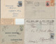 BULGARIE - 1911/15  - 4 ENVELOPPES => SUISSE - Storia Postale