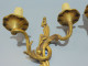 Delcampe - -PAIRE D'APPLIQUES MURALES  BRONZE DORE STYLE LOUIS XV XXe Déco Collection  E - Lighting & Lampshades