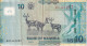 BILLETE DE NAMIBIA DE 10 DOLLARS DEL AÑO 2015  (BANKNOTE) GACELA-DEER - Namibia