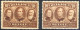 [** SUP] N° 149+149a, Les 3 Rois, Les 2 Nuances - Fraîcheur Postale - Cote: 123€ - 1915-1920 Albert I
