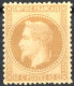 [* SUP] N° 28A, 10c Bistre (type I), Signé Calves - Certificat Photo - Cote: 850€ - 1863-1870 Napoléon III Lauré