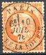 [O SUP] N° 38, Obl Concours Càd 'Paris - Pl. De La Bourse' - 1870 Beleg Van Parijs