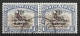 K.U.T....KING GEORGE VI..(1936-52..)....." 1941..".....70c ON 1/-..X PAIR....CDS...VFU...... - Kenya, Uganda & Tanganyika