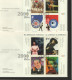 2000  Complete Set Of 17 Millenium Collection Mini-sheets On FDCs Sc 1818-1834 - 1991-2000