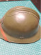 CASQUE FRANCK MODELE 26, ARTILLERIE, RIVETS LAITONS, REPEINT - Casques & Coiffures