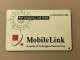 Singapore Telecom Singtel 1st Generation GSM Sim Card Phonecard, Mobile Link PCN, Used. - Singapour