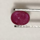 Rubis Traité (résidus) De Tanzanie- Cabochon 1.03 Carat - 7.0 X 5.3 X 2.8 Mm - Rubin