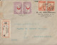 1933 - TURQUIE - TIMBRES CROISSANT-ROUGE De BIENFAISANCE ! Sur ENVELOPPE RECOMMANDEE De CONSTANTINOPLE => MARSEILLE - Covers & Documents