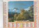 CALENDRIER ANNEE 1992, COMPLET, PAYSAGE HIVERNAL - Formato Grande : 1991-00