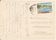 Lebanon Postcard Beirut Sent To Denmark 10-3-1969, 4 Views From Different Places In Lebanon - Lebanon