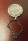 PENDENTIF En ARGENT Pour 36 Grammes Attache OK  - Monnaie MAROC De 1956 Diamètre Avec Cercle 40 Mm Longueur Total 9,5 Cm - Pendants