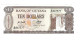 *guyana 10 Dollars 1992  23f Sig 9  Unc - Guyana
