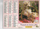 CALENDRIER ANNEE 1993, COMPLET, CHIEN ET CHATONS DANS SON PANIER REF 13762 - Grand Format : 1991-00