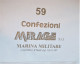 Delcampe - Berretto Visiera Vintage Ufficiale Marina Militare Originale Completo Mai Usato Tg.59 - Headpieces, Headdresses