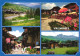 VALMOREL, MULTIPLE VIEWS, ARCHITECTURE, TERRACE, UMBRELLA, FRANCE, POSTCARD - Valmorel