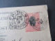 Brasilien 1907 Ganzsache 100 Reis Rio De Janeiro - Nürnberg / Übersse PK Mit Absender Stempel - Lettres & Documents