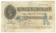 5 LIRE FALSO D'EPOCA BANCA NAZIONALE REGNO D'ITALIA PROVVISORIO 25/07/1866 QBB - [ 8] Falsi & Saggi