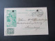 Schweiz 1900 Ganzsachen Jubilé De Union Universelle Teils Mit Zusatzfrankaturen Nach Nürnberg Gesendet Bahnpost Ambulant - Stamped Stationery