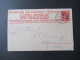 Schweiz 1922 Ganzsache PK Mit Bezahlter Antwort / Fragekarte Stempel Bahnpost Ambulant - Stamped Stationery