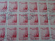 ZA484.1  ROMANIA   Sheet With   100 Stamps  55 Bani,  Dam,   Cancel Bucuresti  1971 - Other & Unclassified