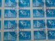 ZA484.21  ROMANIA   Sheet With   100 Stamps 5b  PORTO  Postage Due - Cancel Bucuresti    1973 - Autres & Non Classés