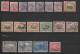 Lot De 18 Timbres Perforés Perfins - 1909-34