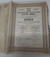 Société D'Industrie De Naphte  Et De Commerce - J.N.Ter - Akopoff - Action De 100 Roubles Au Porteur - 1914. - Industrie