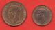 Australia 1 + 1/2 Penny King Georgius VI° Bronze Coin War Coins - Penny