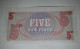 Five New Pence - British Armed Forces - British Armed Forces & Special Vouchers