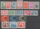 YOUGOSLAVIE - 1945/1949 - SERIES COMPLETES UNIQUEMENT ! * / MLH - COTE = 160 EUR - 2 PAGES - Unused Stamps