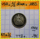 USA. ETATS UNIS. HALF DIME.  1853.  TTB++. Rare.  2 Photos. Argent  Silver - Half Dimes