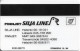 Finland - Turku (Magnetic) - D96E - Silja Line Finnjet 5 - Cn. 5030, Exp.12.1996, 30Mk, 8.000ex, Used - Finlande