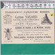 VP 84  CARTON DE REPRESENTANT  MIEL RUCHES ABEILLE  APICULTURE SABARD  SENS YONNE  - Fatture