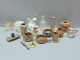 -LOT OBJETS MINIATURES CERAMIQUE PORCELAINE BOIS VERRE GRES LAITON M. Argenté      E - Autres & Non Classés