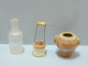 -LOT OBJETS MINIATURES CERAMIQUE PORCELAINE BOIS VERRE GRES LAITON M. Argenté      E - Autres & Non Classés