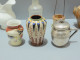 Delcampe - -LOT OBJETS MINIATURES CERAMIQUE PORCELAINE BOIS VERRE GRES LAITON M. Argenté      E - Altri & Non Classificati