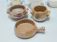 Delcampe - -LOT OBJETS MINIATURES CERAMIQUE PORCELAINE BOIS VERRE GRES LAITON M. Argenté      E - Andere & Zonder Classificatie