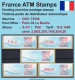 Frankreich France ATM Stamps LSA C001.75508 Paris 08 / Michel 9.4 B / Serie PS2 ** / Distributeurs Automatenmarken - 1988 « Comète »