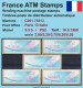 Frankreich France ATM Stamps LSA C001.75513 Paris 13 / Michel 9.5 B / Serie PS2 ** / Distributeurs Automatenmarken - 1988 Type « Comète »