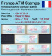 Frankreich France ATM Stamps LSA C001.75513 Paris 13 / Michel 9.5 B / Serie ZS5 ** / Distributeurs Automatenmarken - 1988 « Comète »