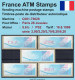 Frankreich France ATM Stamps LSA C001.75628 Paris 28 / Michel 9.6 B / Serie PS2 ** / Distributeurs Automatenmarken - 1988 Type « Comète »