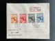 SURINAM 1943 REGISTERED FDC PARAMARIBO TO WILLEMSTAD CURACAO 02-11-1943 SURINAME AANGETEKEND CENSUUR - Suriname ... - 1975