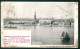 GK292 TELEGRAMMA DELLA PRIMA SOCIETA' INTERNAZIONALE CARTOLINE POSTALI ILLUSTRATE VENEZIA VENEDIG STORIA POSTALE 1910 - Inaugurazioni