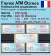 Frankreich France ATM Stamps LSA C001.75702 Paris 102 / Michel 9.8 B / Serie ZS4 ** / Distributeurs Automatenmarken - 1988 « Comète »