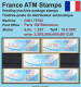 Frankreich France ATM Stamps LSA C001.75702 Paris 102 / Michel 9.8 B / Serie ZS7 ** / Distributeurs Automatenmarken - 1988 Type « Comète »