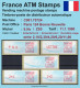 Frankreich France ATM Stamps LSA C001.75724 Paris 124 / Michel 9.9 B / Serie ZS5 ** / Distributeurs Automatenmarken - 1988 « Comète »