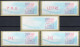 Frankreich France ATM Stamps LSA C001.75747 Paris 147 / Michel 9.10 B / Serie ZS4 ** / Distributeurs Automatenmarken - 1988 Type « Comète »