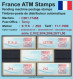 Frankreich France ATM Stamps LSA C001.77468 Torcy / Michel 9.11 B / Serie ZS5 ** / Distributeurs Automatenmarken - 1988 « Comète »